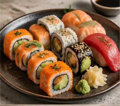 Prato do restaurante Sushi Zen